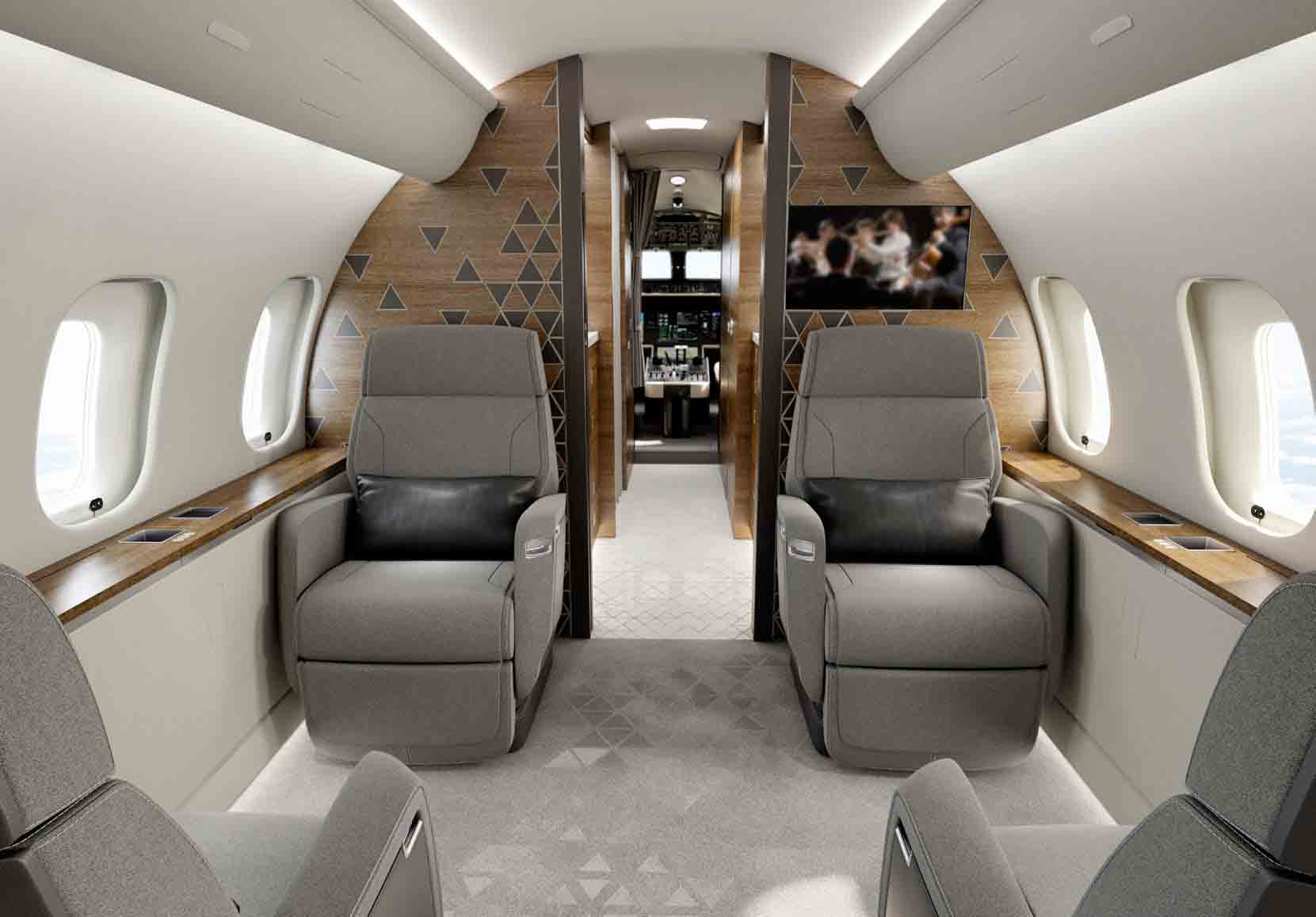 Bombardier Global 5500 cabin