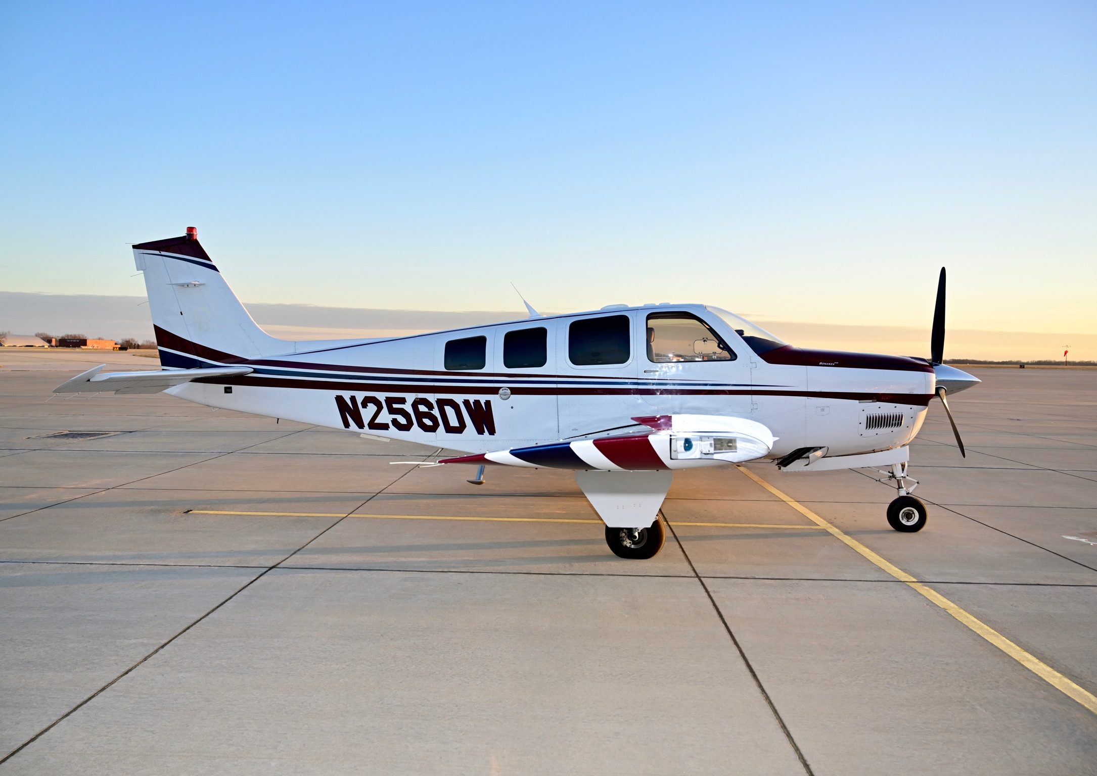  Beechcraft Bonanza G36 parked