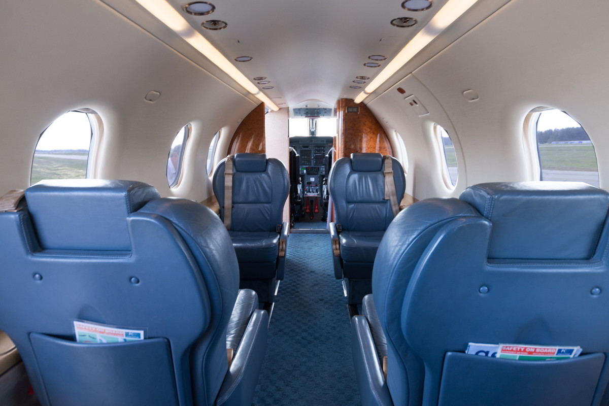 Pilatus PC-12 NGX cabin