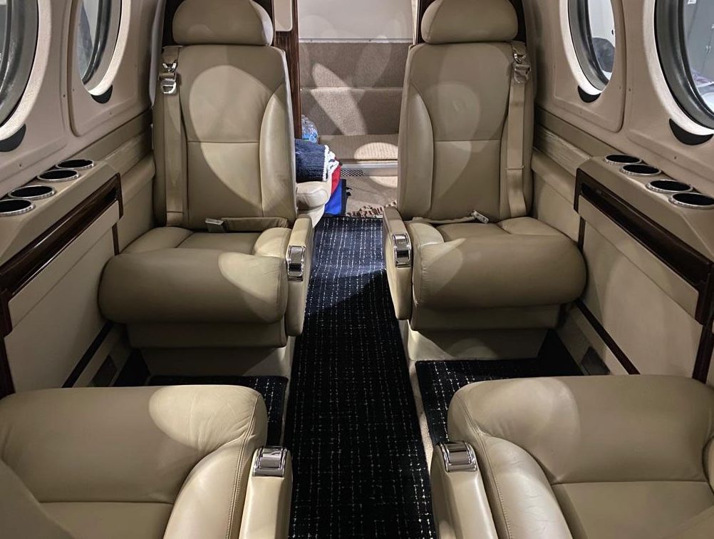 beechcraft king air 250 cabin