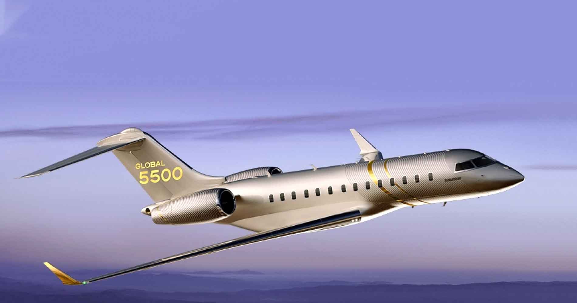 Bombardier Global 5500 showcase 