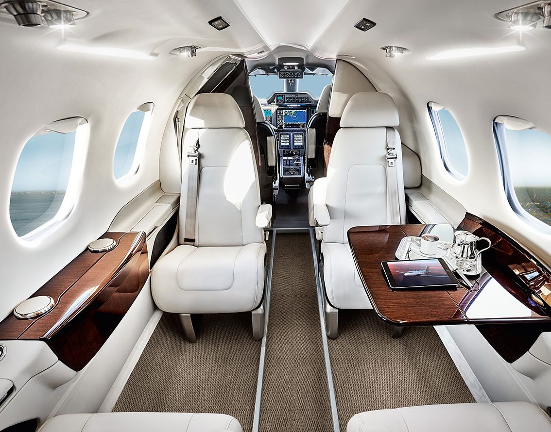 Embraer Phenom 100EV interior