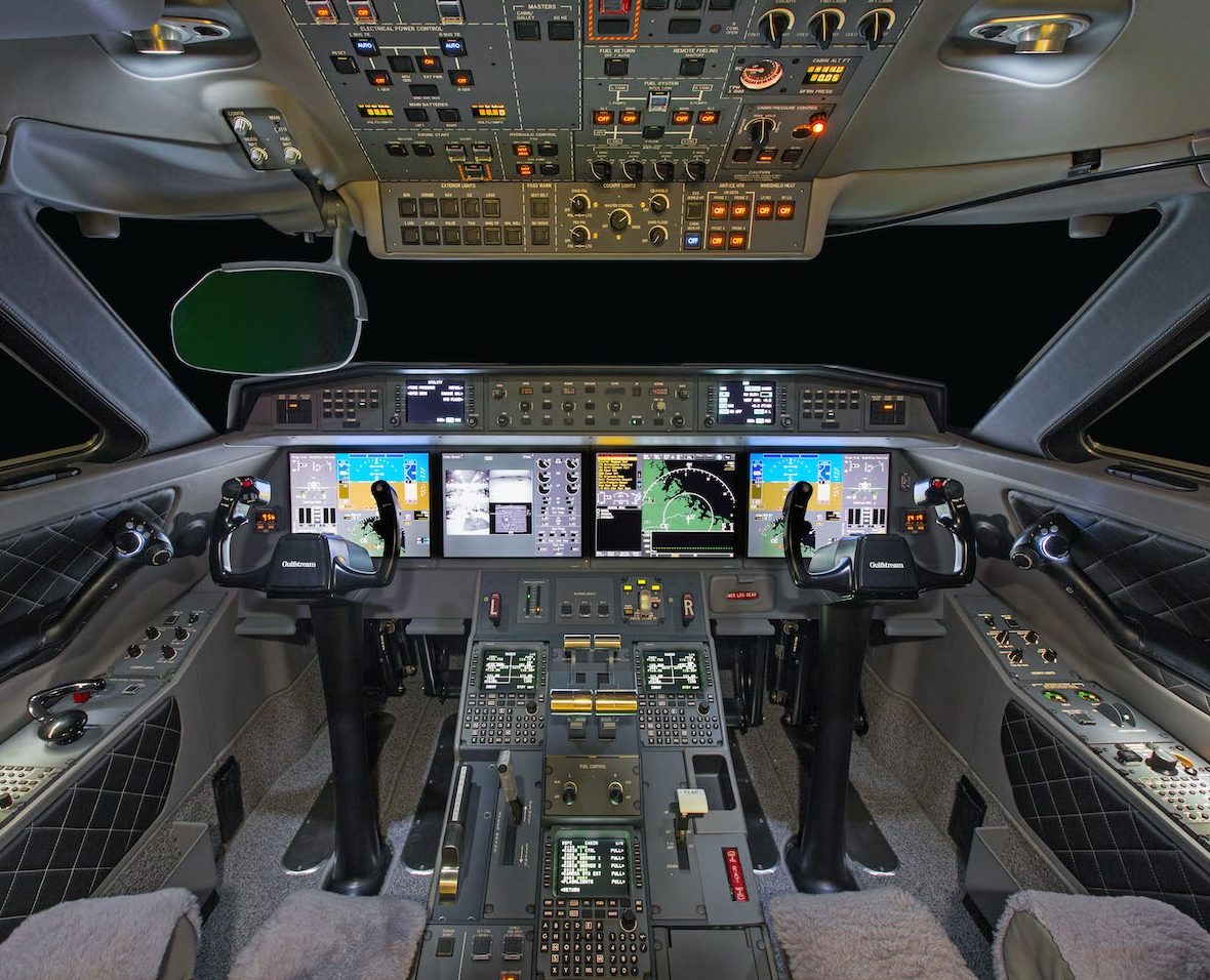 Gulfstream G650ER cockpit