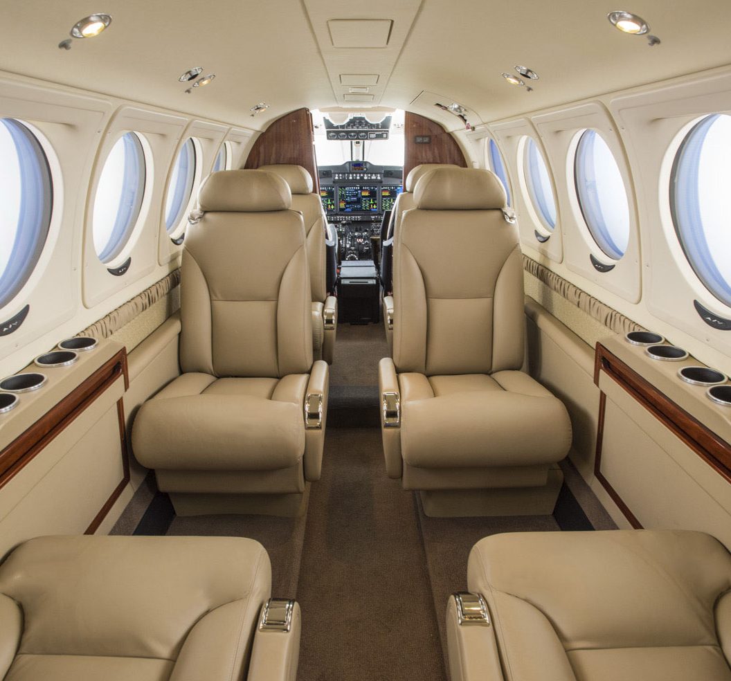 King Air 260 cabin