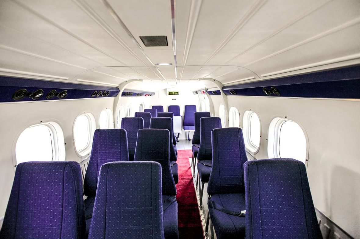 Vikings Air twin otter cabin