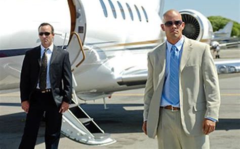VIP coming out from his new private jets 