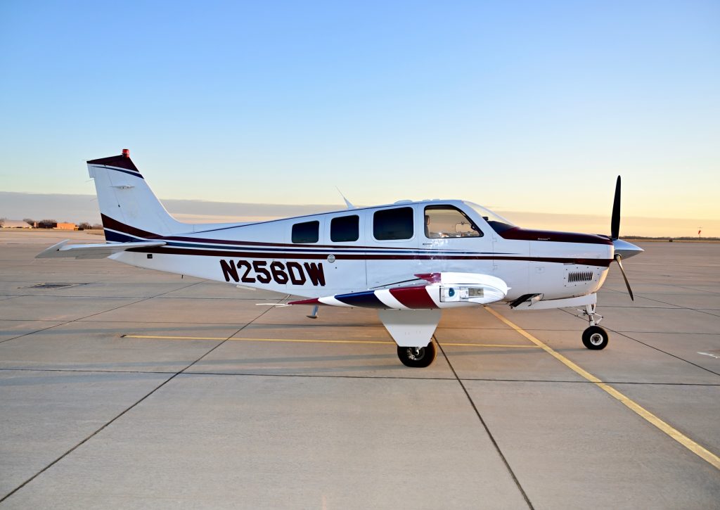 Beechcraft Bonanza G36 parked