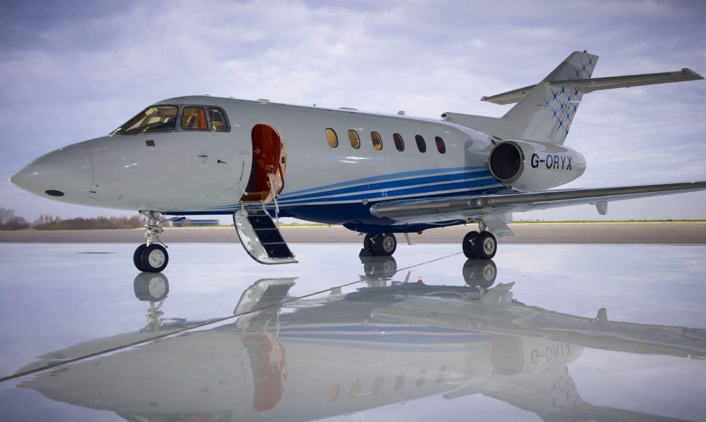 Jet parked